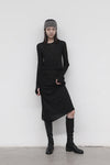 Boris Bidjan Saberi WDRESS2 Series Long Dress Series WDRESS2 FTT00001-HEI Black